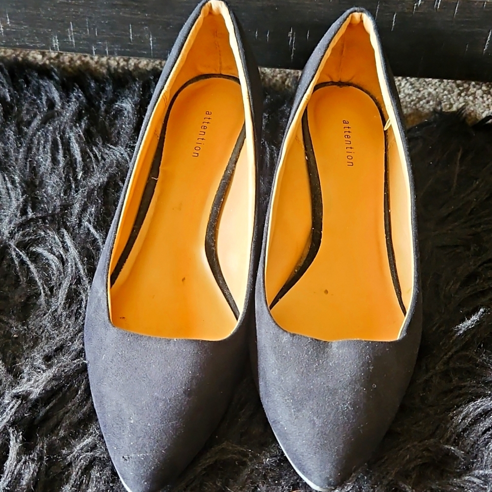 attention Velvet Black-low Heel